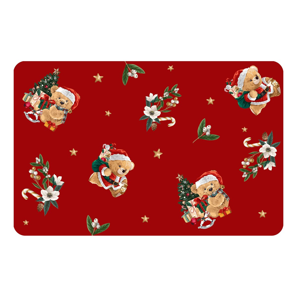 Podkładka na stół ze świątecznym motywem, 28,5 x 44 cm, BEARY