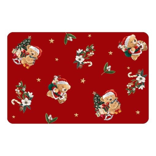Podkładka na stół ze świątecznym motywem, 28,5 x 44 cm, BEARY