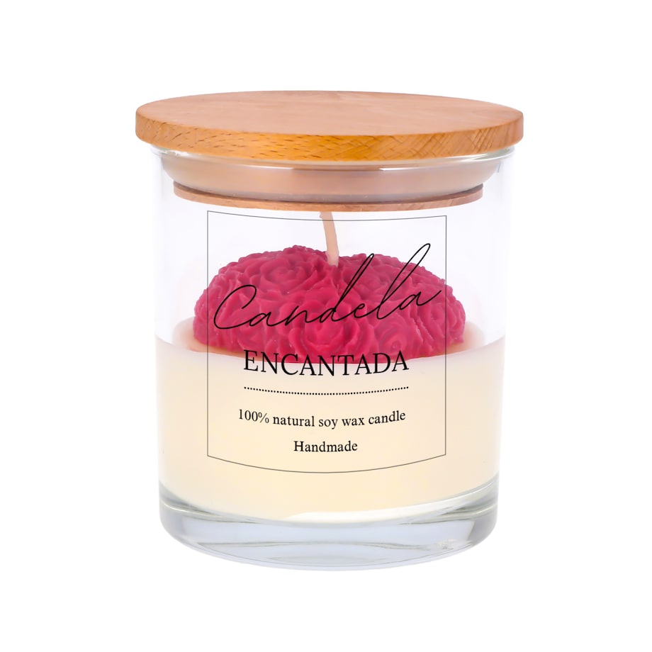 Świeca sojowa ZAPACHOWA świeczka SERCE handmade prezent CANDELA ENCANTADA