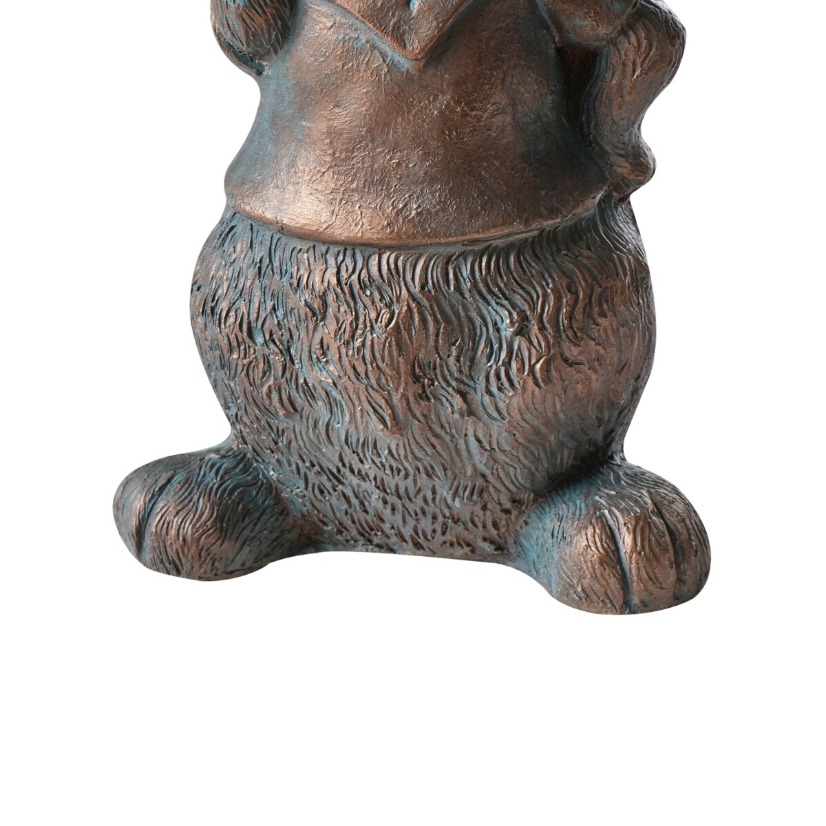 Figurka ogrodowa KONAKRY Królik 37 cm Brązowy