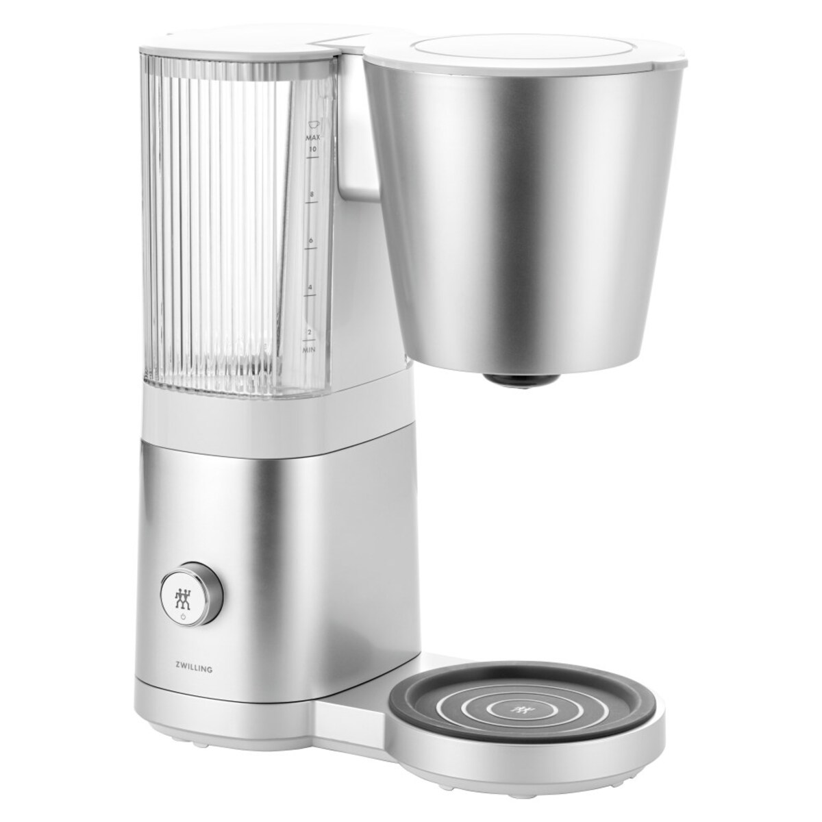 Ekspres do kawy z czajnikiem termicznym Zwilling Enfinigy - Srebrny
