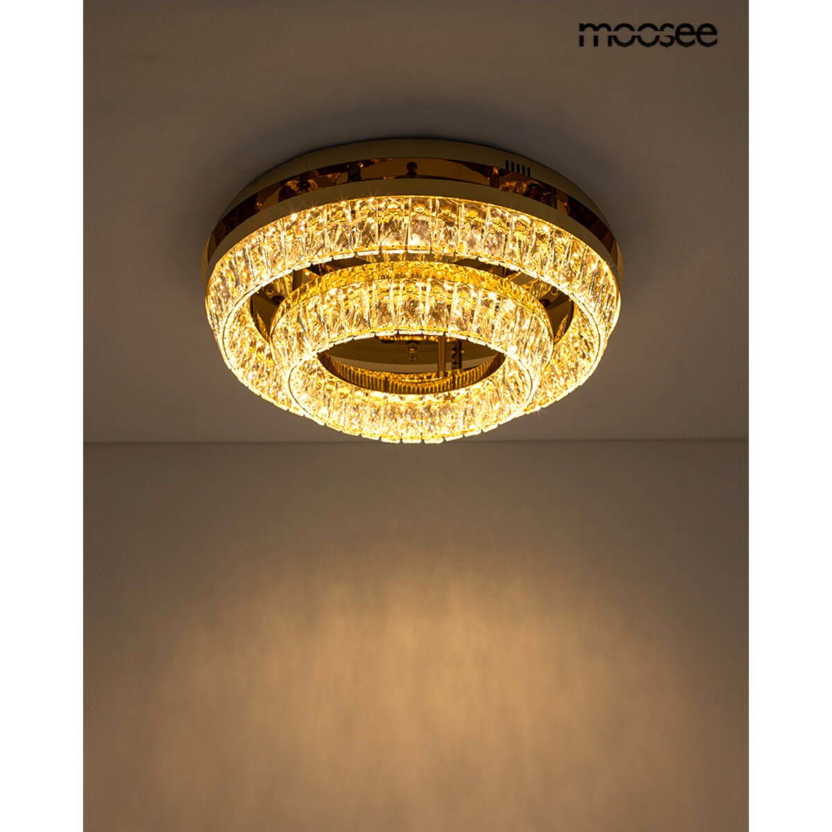 MOOSEE lampa sufitowa / plafon SAVOY 2 złota