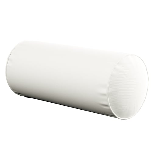 Poduszka wałek prosty, biały, Ø16 x 40 cm, Cotton Panama