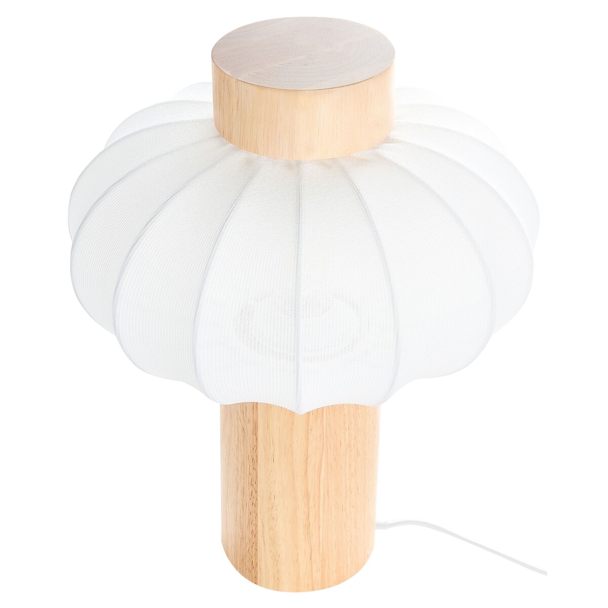 Lampa stołowa ABENS Drewno Jasnobrązowy