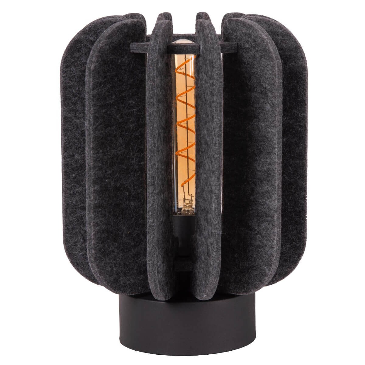 Lampka nocna z filcu Rafal 45592/01/36 Lucide czarna szara