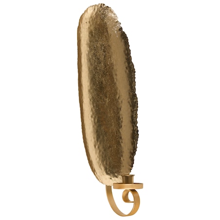 Zestaw 2 świeczników wiszących FEIJO Metal 44 cm Złoty
