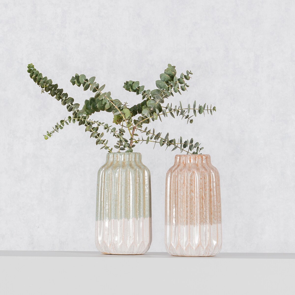 Wazon Noemi 24cm mint, 14,5 x 24 cm