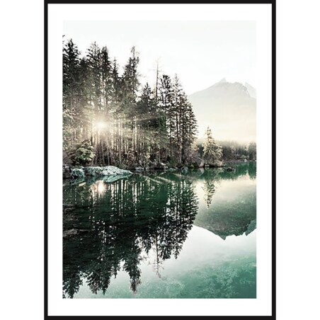 Poster Story, Plakat, Obraz - Blask Słońca nad Jeziorem, wymiary 50 x 70 cm