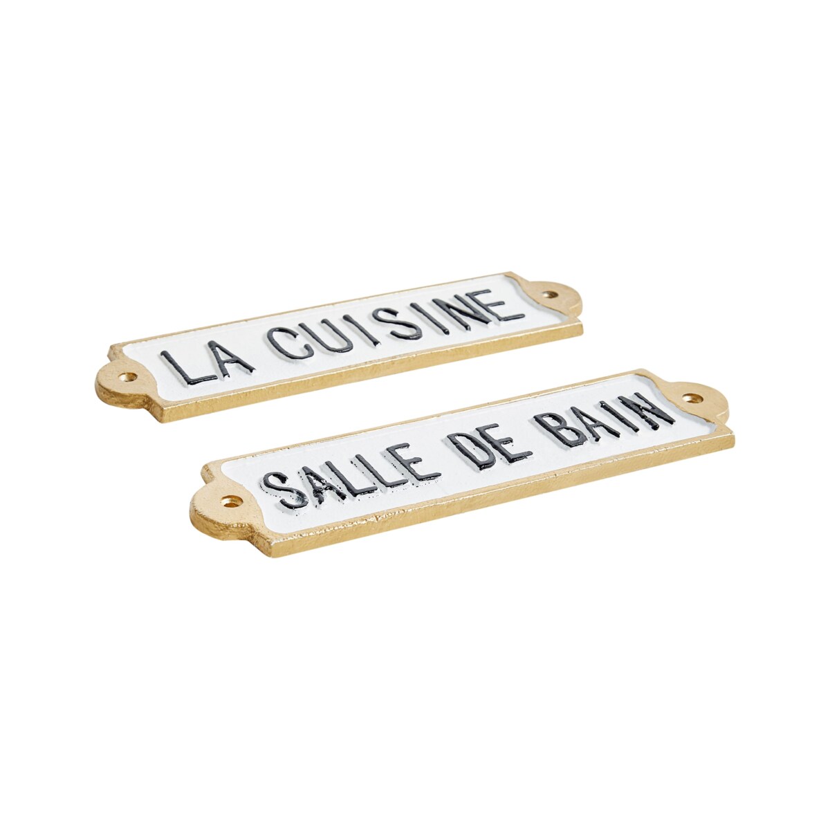 Dekoracja ścienna ISERE Biały 6 cm