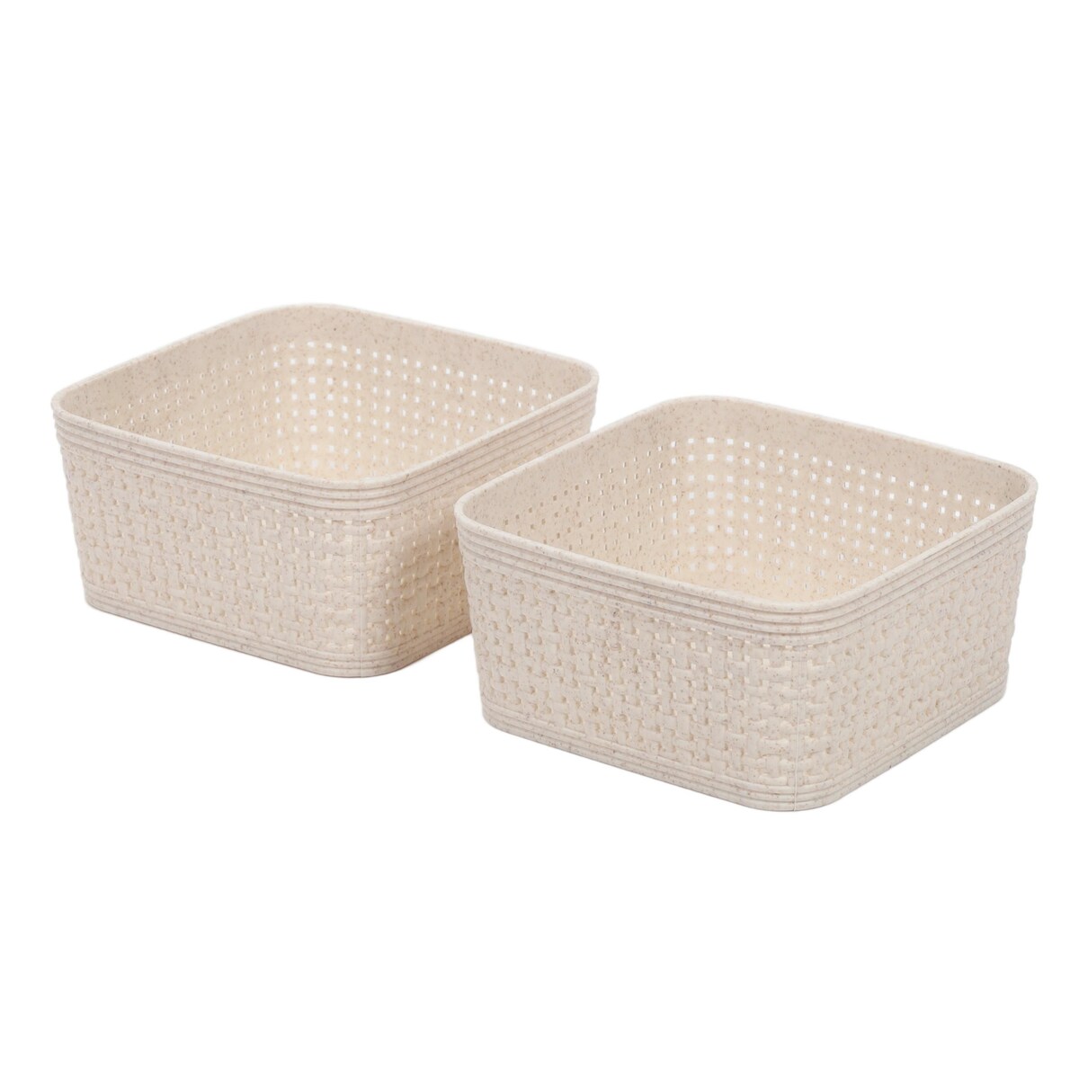 Plastikowe koszyki do organizacji, 12 x 12 x 6 cm, 2 szt.