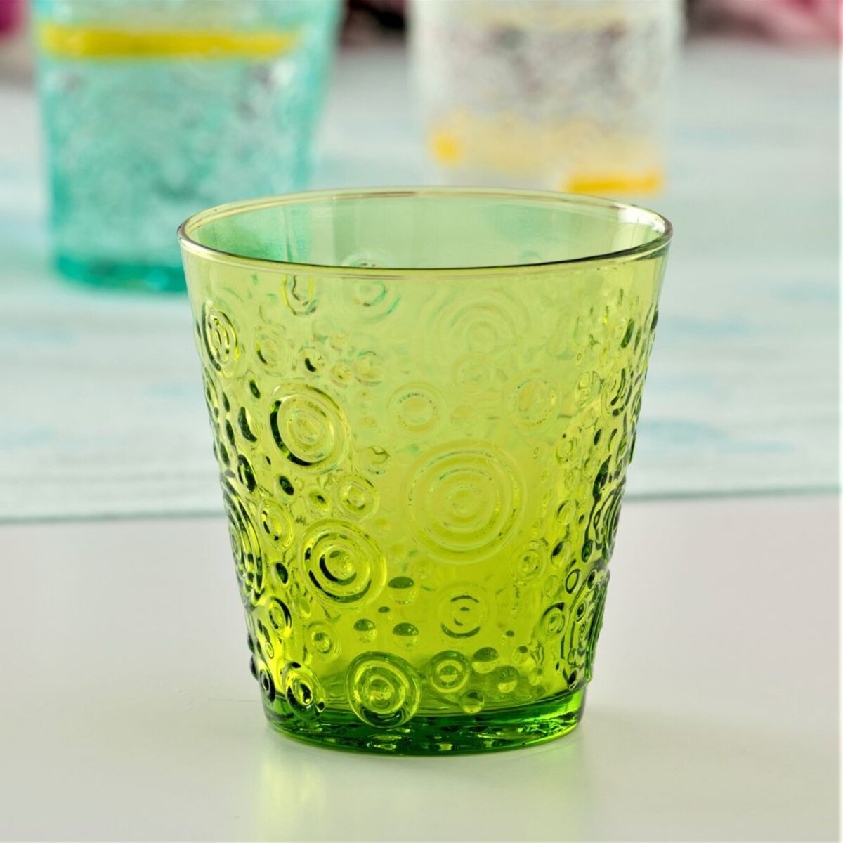 VILLA ITALIA Szklanka zielona 250 ml 9 cm EMPIRE