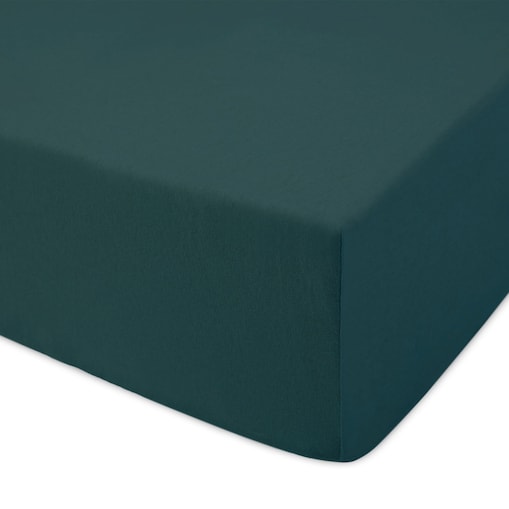 Prześcieradło jersey z gumką 120x200 kolor Zieleń Butelkowa