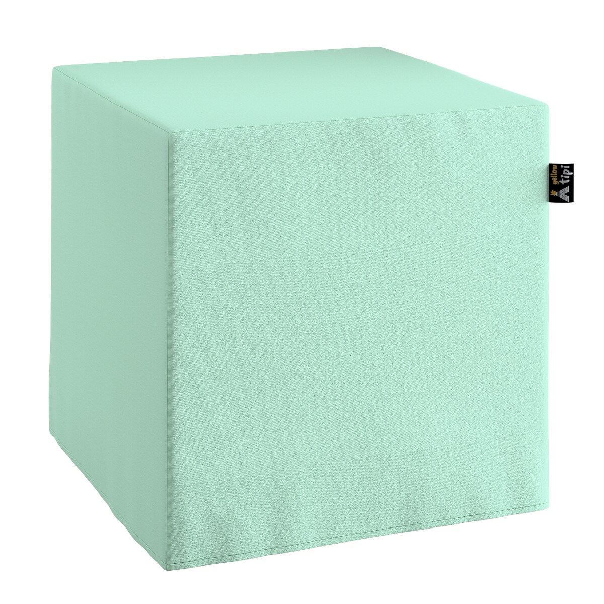 Puf kostka Nano, miętowy, 40 x 40 x 40 cm, Happiness