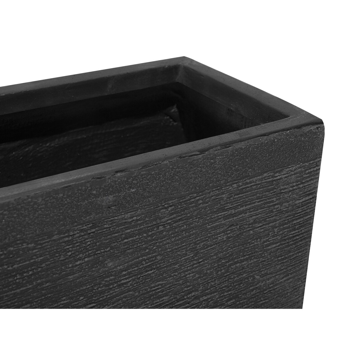 Doniczka 60 x 29 x 30 cm czarna MYRA