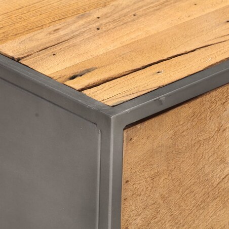 vidaXL Stolik kawowy, 90 x 50 x 35, lite drewno z odzysku