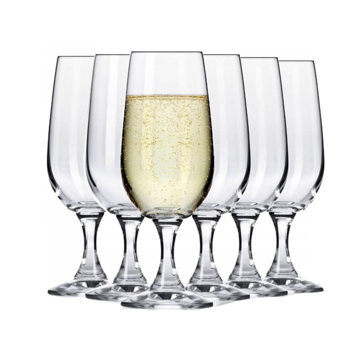 Kieliszki do Szampana Prosecco Szampanówki Krosno Pure 6 x 180 ml Basic Zestaw