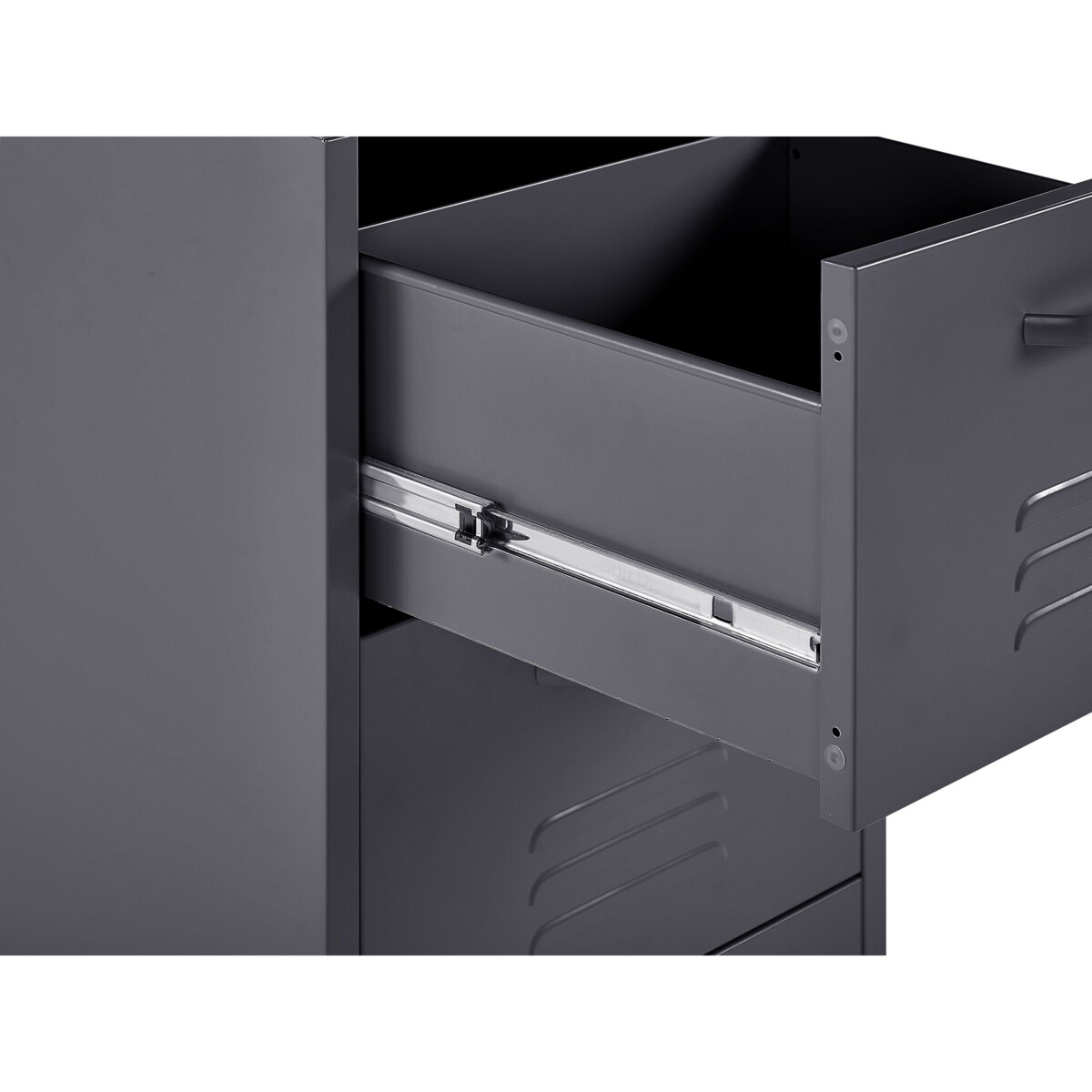 Szafka biurowa metalowa czarna WOSTOK