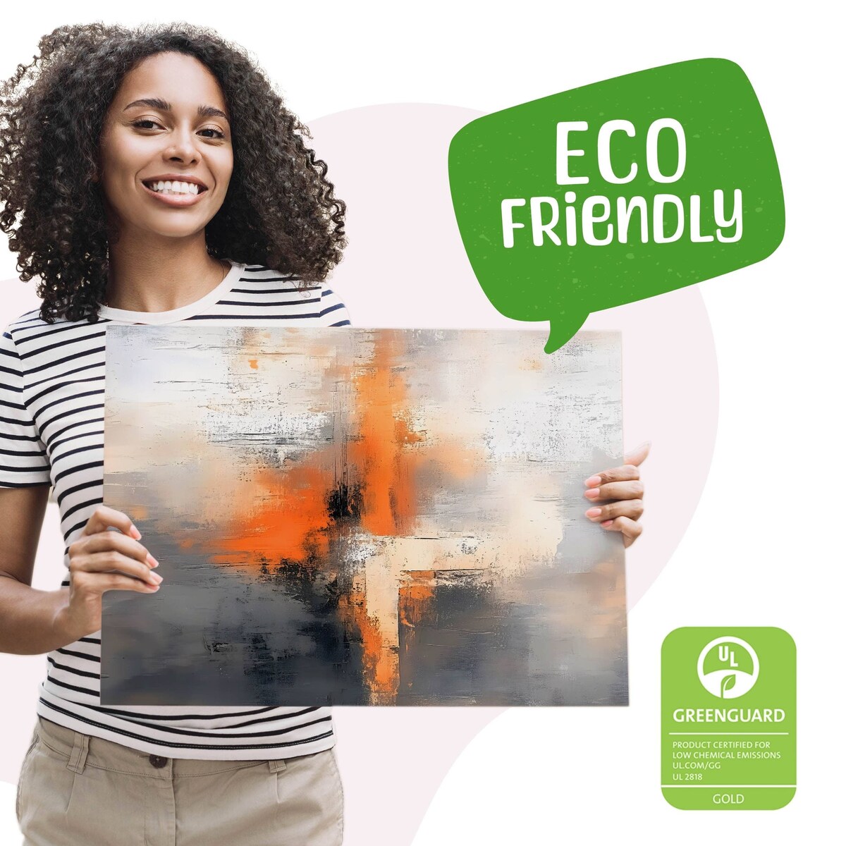 Obraz Na Płótnie Abstrakcja Mural Farba Nowoczesny Styl Glamour 120x80cm