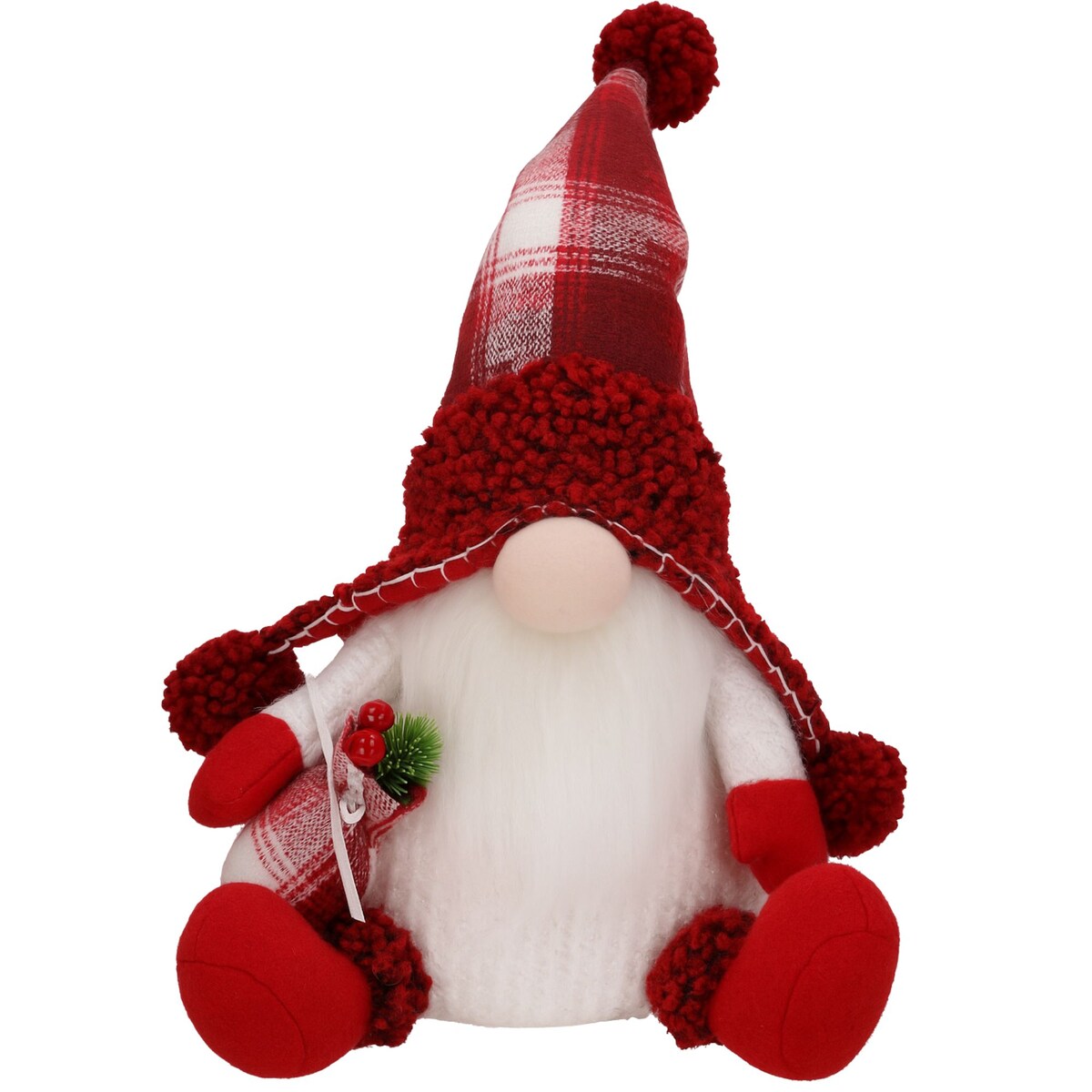 Skrzat świąteczny krasnal świecący na święta