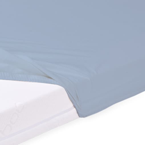 Prześcieradło Bamboo 70x140 Pan Materac Baby NIEBIESKIE