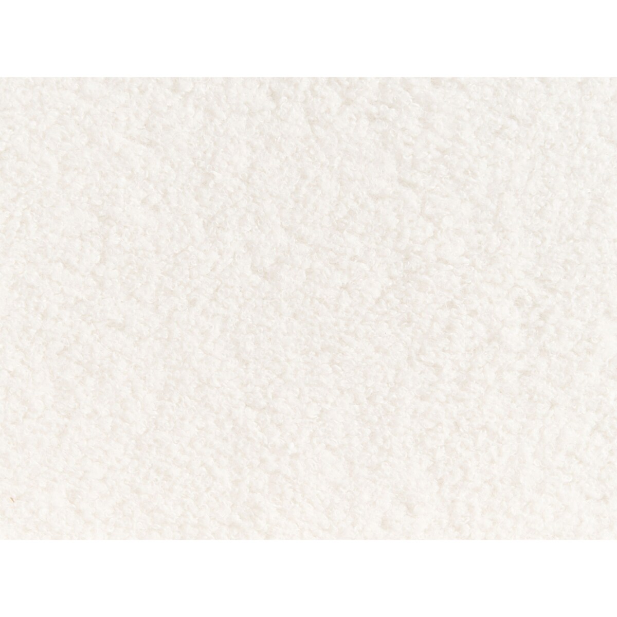 Szezlong boucle prawostronny złamana biel VALREAS