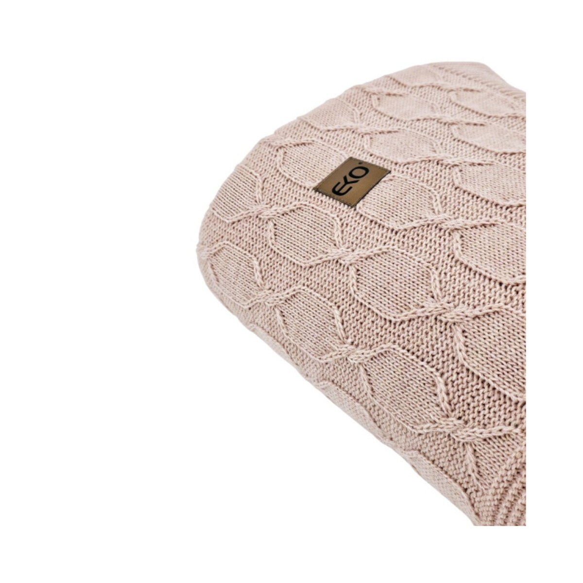 Koc z wełną z Alpaki 150x200 cm - MODENA PUDROWY RÓŻ