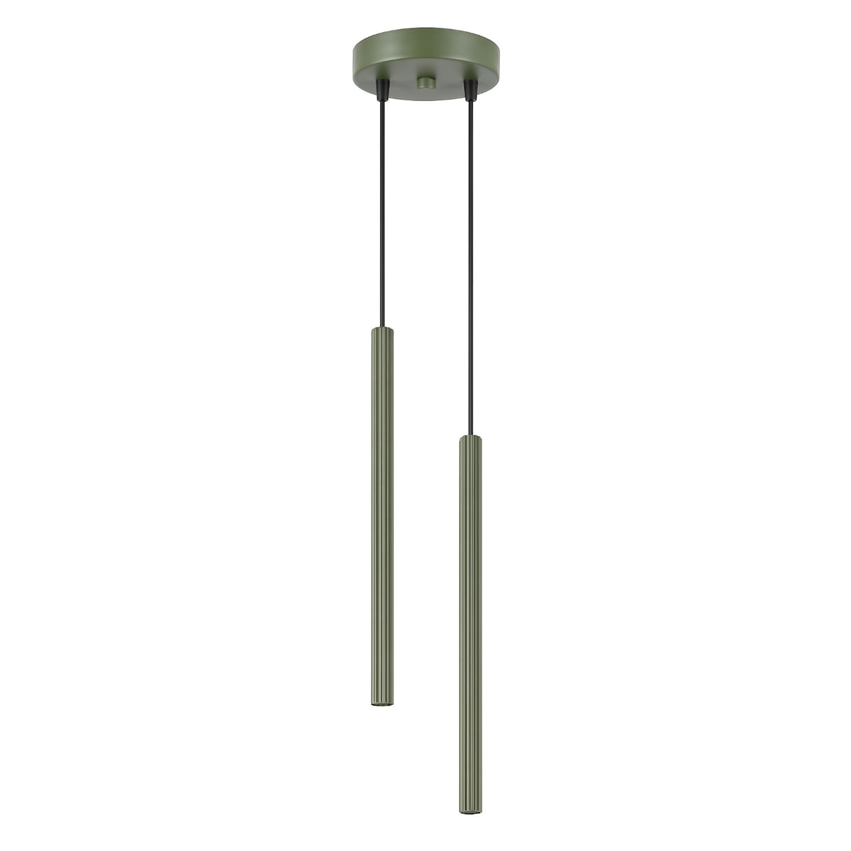 Lampa wisząca ARCHE 2P zielona oliwka