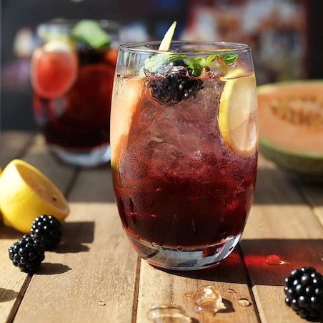 Szklanki Long Owalne do Wody Napojów Drinków Koktajli Elite Krosno 6 x 360 ml