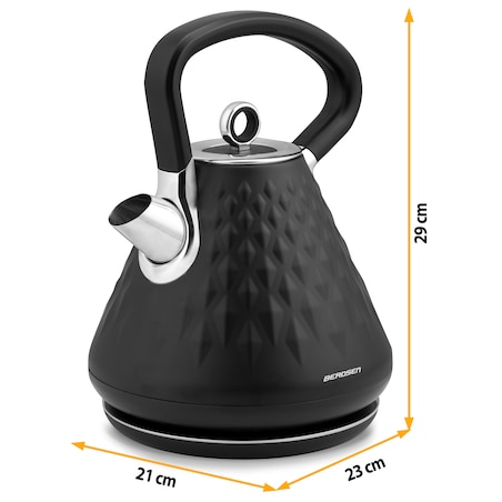 Czajnik elektryczny 1,7L Berdsen czarny