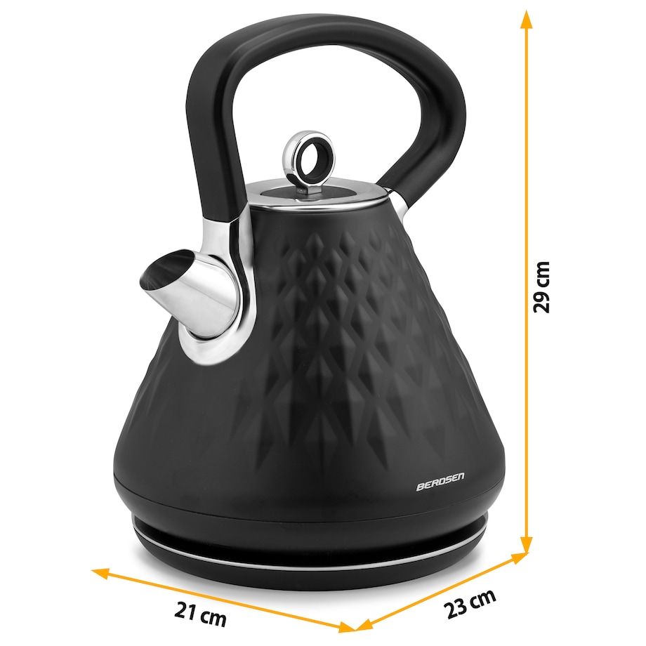 Czajnik elektryczny 1,7L Berdsen czarny