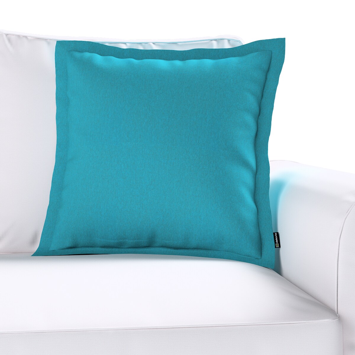 Poszewka Mona na poduszkę 45x45 turkusowy