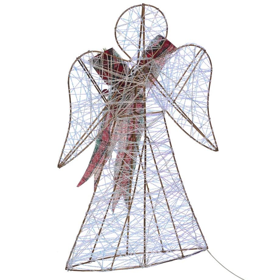 Dekoracja świąteczna ANNSJON Anioł 30/40 cm Kolorowy