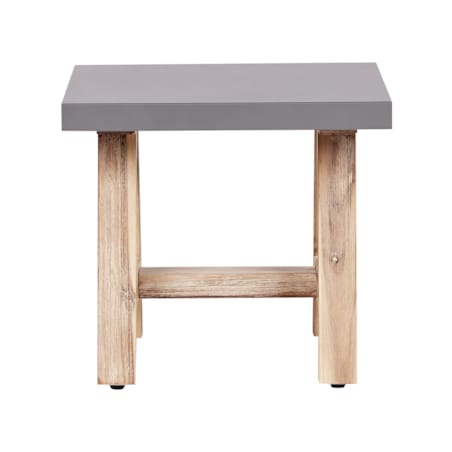 Zestaw ogrodowy ze stołkami dla 6 osób TONNARE Beton Szary