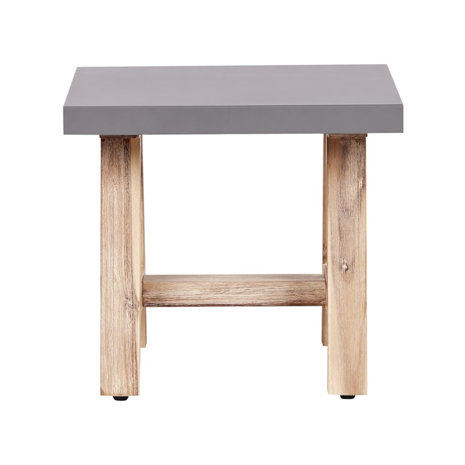 Zestaw ogrodowy ze stołkami dla 6 osób TONNARE Beton Szary