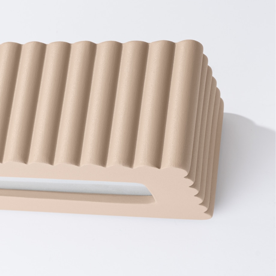 Kinkiet ceramiczny RIGATA taupe