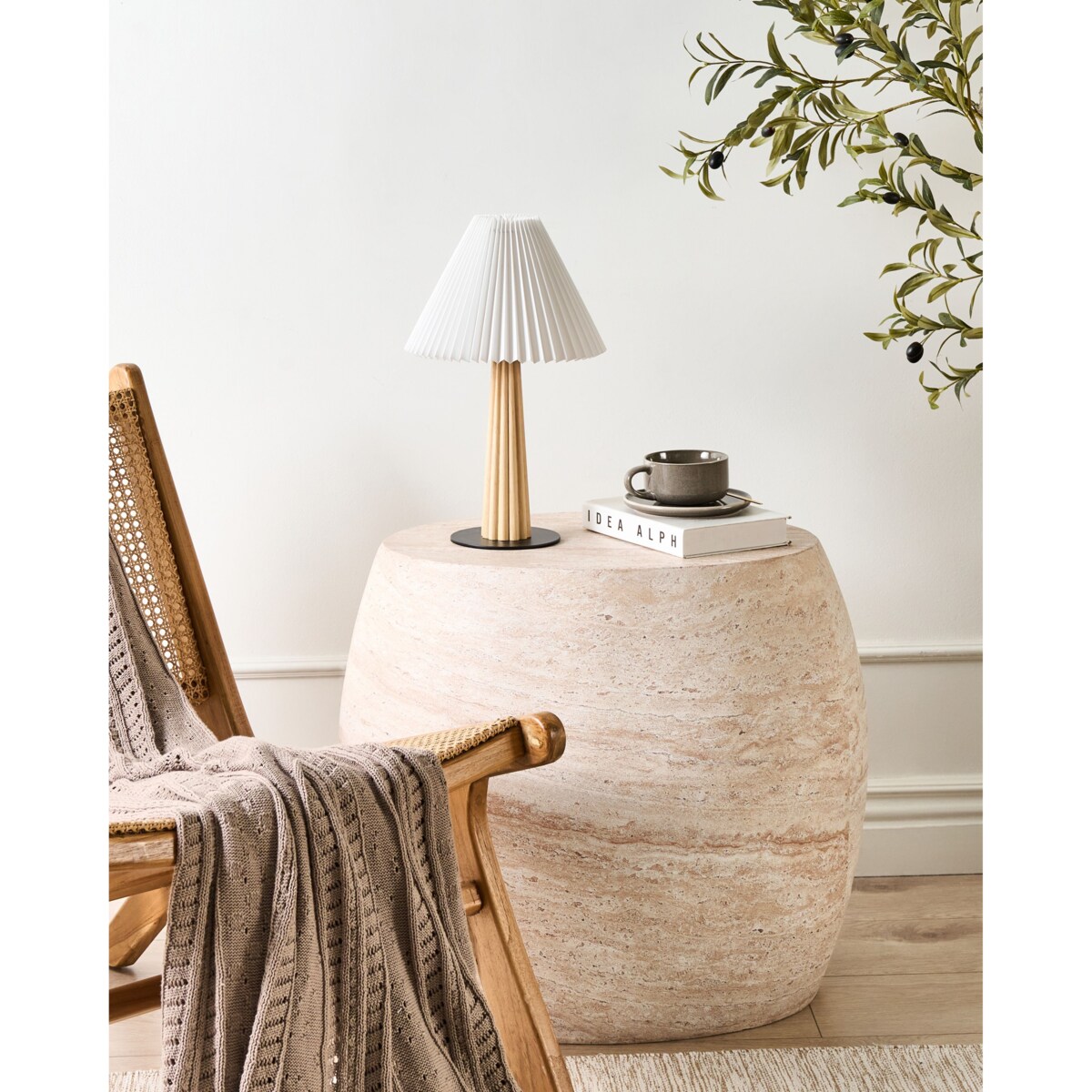 Lampa stołowa ALIGIDE Naturalny