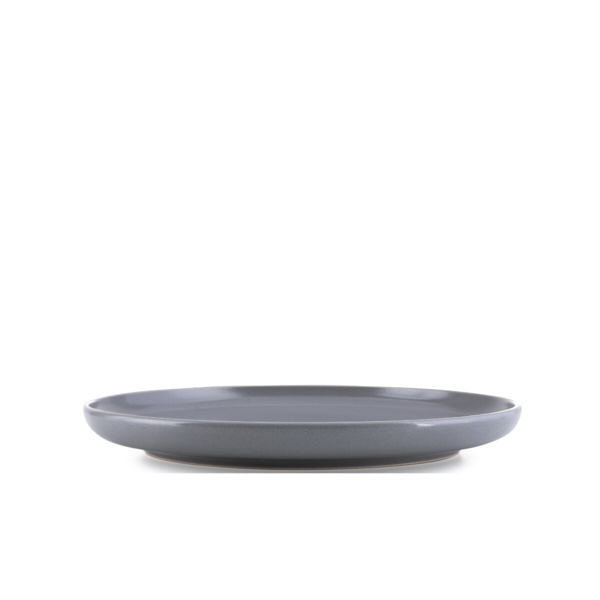 KONSIMO VICTO Zestaw obiadowy w odcieniach szarości, bieli i czerni dla 6 osób (18 elementów)