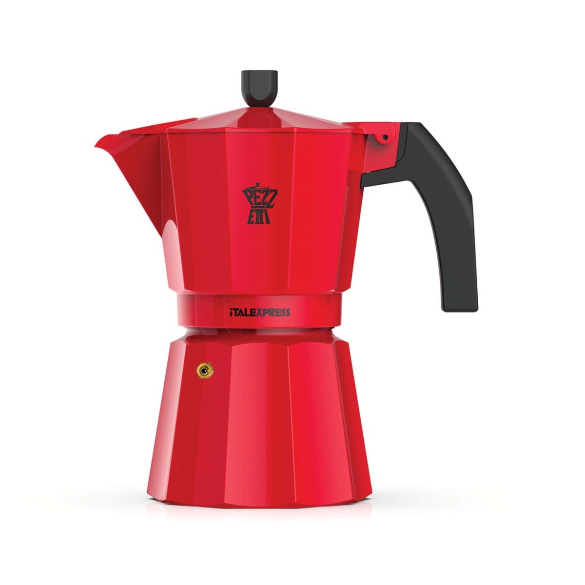 PEZZETTI ITALEXPRESS Emaliowana kawiarka (3 filiżanki) - Czerwony