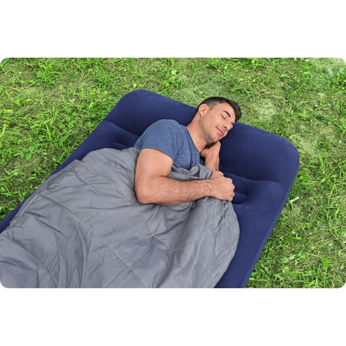 Materac dmuchany do spania 188x99cm pompka Bestway 67224