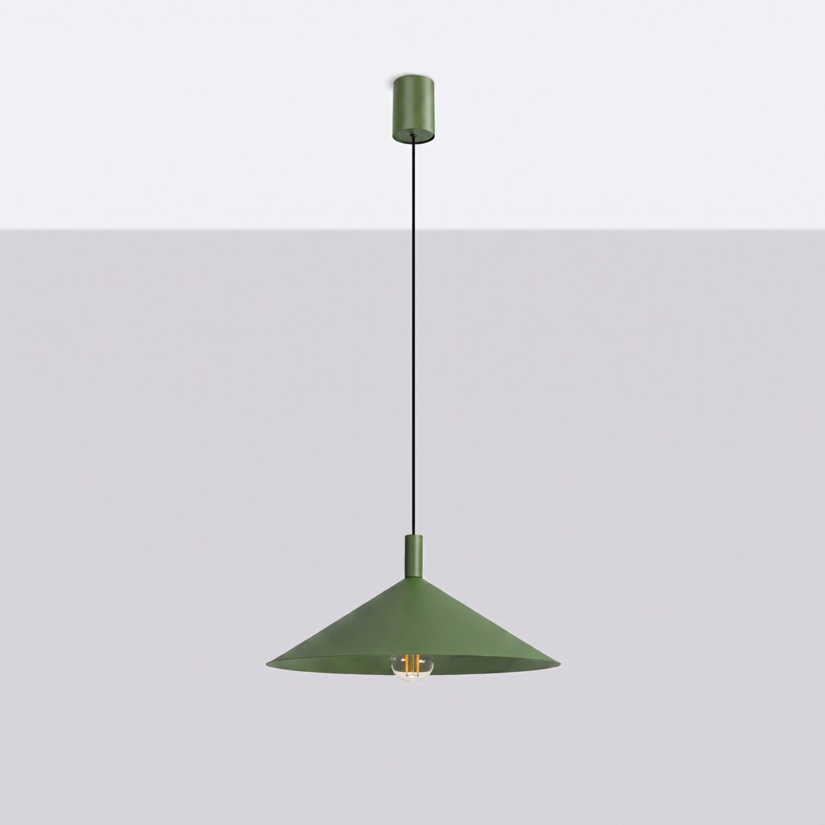 Lampa wisząca NOX 40 zielona oliwka