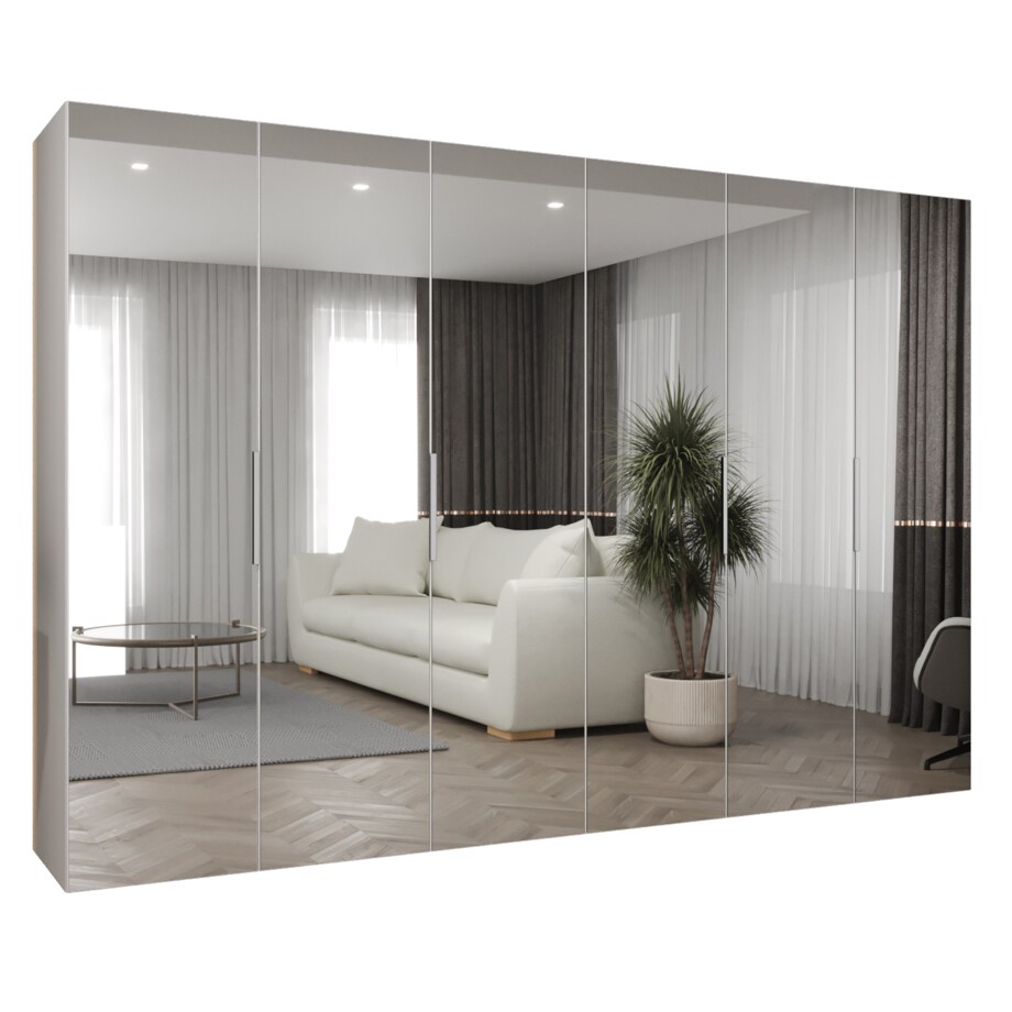 Szafa uchylna otwierana MARBELLA 3 300 wys. 202 cm Biały + u. Kaszmir