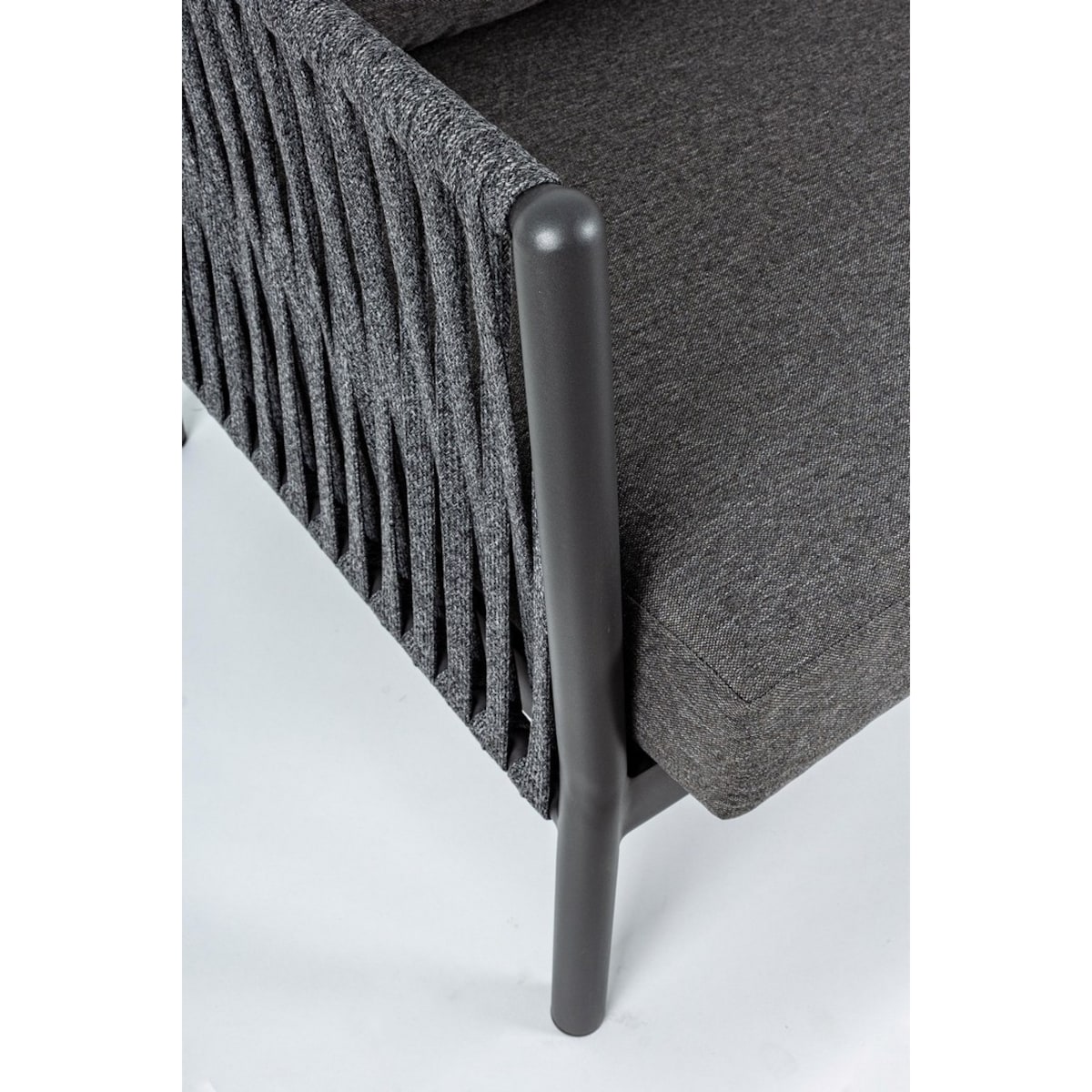 BIZZOTTO sofa 3-osobowa ogrodowa FLORENCIA ciemnoszara