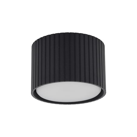 Spot Tk Lighting Ferro Czarna Tuba Downlight Natynkowy + Żarówka Gx53