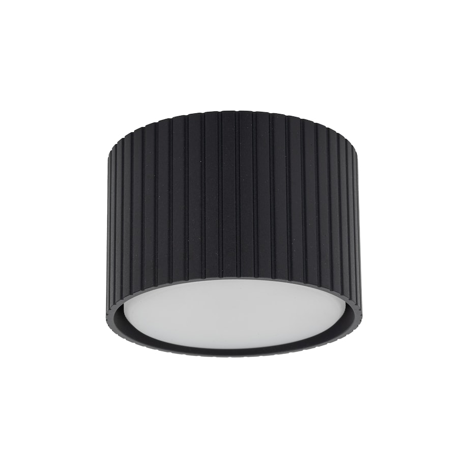 Spot Tk Lighting Ferro Czarna Tuba Downlight Natynkowy + Żarówka Gx53
