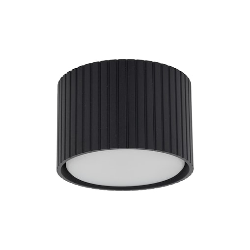 Spot Tk Lighting Ferro Czarna Tuba Downlight Natynkowy + Żarówka Gx53