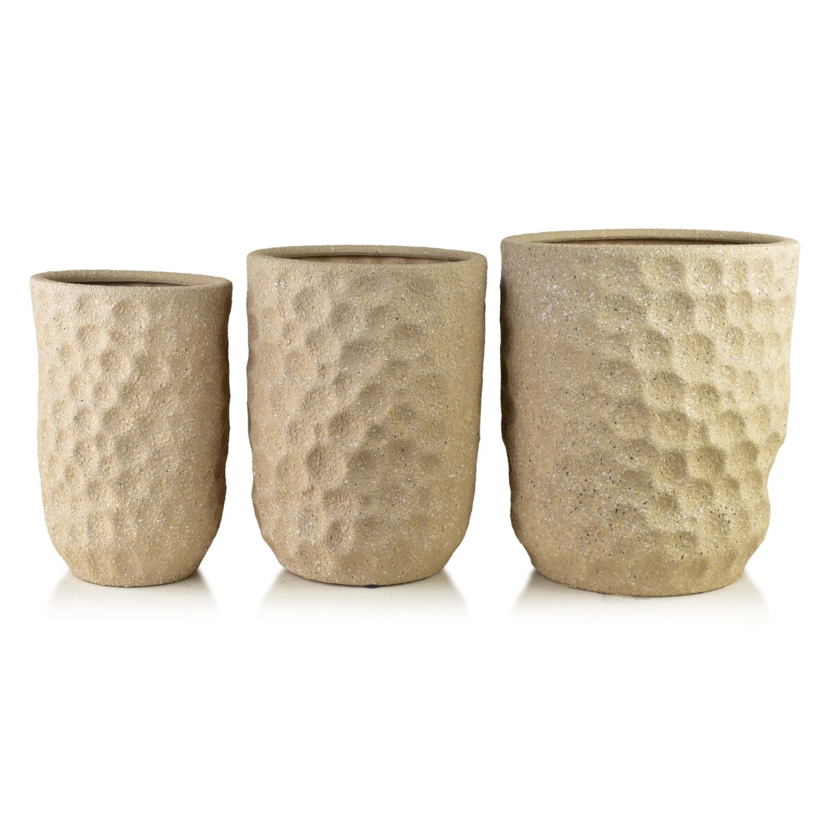 Komplet 3 osłonek ceramicznych NEVA BEIGE