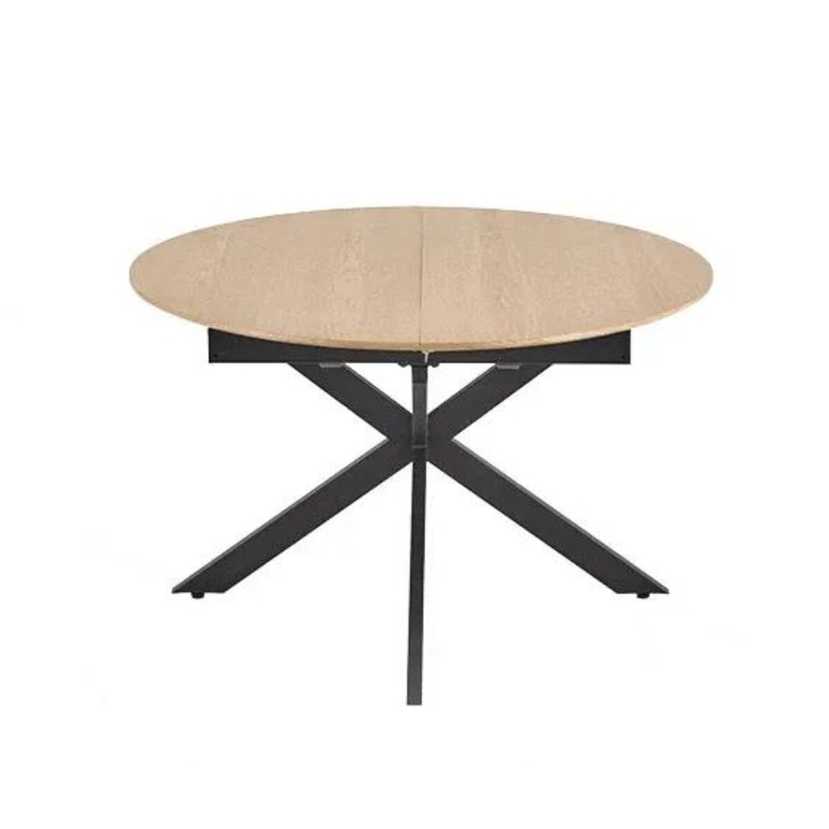 Stół rozkładany ACORD 120(200)x120 dąb naturalny/czarny