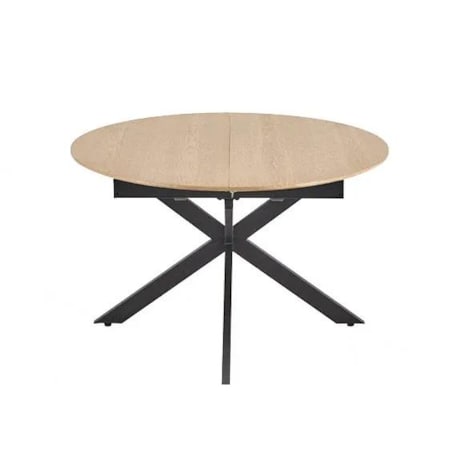 Stół rozkładany ACORD 120(200)x120 dąb naturalny/czarny