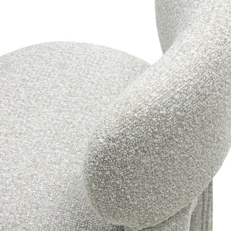 Krzesło tapicerowane LAGOTTO szare 78x52x59,5 cm