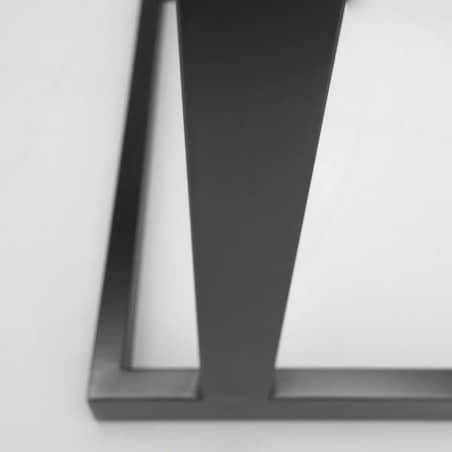 Stolik boczny do sypialni Hudson HU-ST1583BK Cosmolight czarny przezroczysty